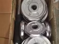 全新20/30公斤白钢可拆式哑铃也可当扛铃使用$80$95提供包送