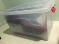 回國前物品清空，帶輪子可移動超大收納盒