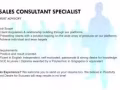 Sales Consultant Specialist 