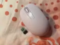 粉红色无线鼠标