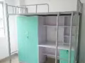 求购单人床（学校用的那种，下面是桌柜 上面是床）