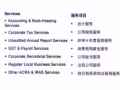 专业会计，税务，秘书,注册／开新公司服务