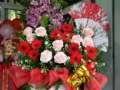 花篮，花圈，鲜花，仿真花