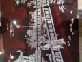 风景螺钿漆屏