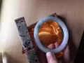 缅甸玉A货手镯，附新加坡鉴定证书，全新