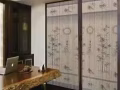 全新竹帘推拉折叠门 高2.6m（可调2.2m）长3.5m，带轨道，安装配件