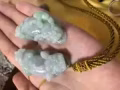 黄水晶大长项链，天珠一粒