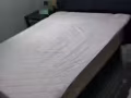 二手转让双人床垫与床架