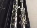 YAMAHA全身镀银八成新西洋笛400新出售