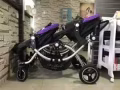 八成新品牌双人儿童推车