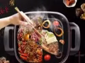 转让全新多功能电热锅，煎炒烹炸蒸都可以，涮火锅更没问题