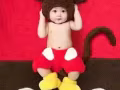 宝宝百天照服装衣服出租出售