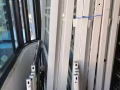 灰色方管上下铺铁床