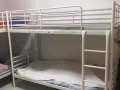 求购宜家二手上下铺铁床4套