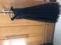 一字領黑色禮服蕾絲