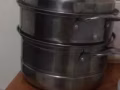 因搬家處理一個不鏽鋼雙層蒸鍋