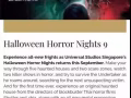 Halloween Horror Nights9 ticket 43.5/52$