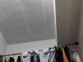儲藏室排風扇和晾衣杆