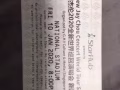 1.10號周杰倫演唱會門票內場新加坡
