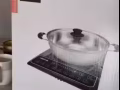 新的一套电磁炉带锅出售