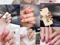 美甲，穿戴甲片，甲油贴