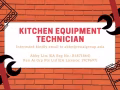 🔧厨具安装与维修保养技术员🔧| $1600 有加班额外算