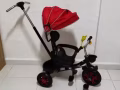 9成新儿童三轮车，可手推，带遮雨遮阳，文礼自取 40可小刀