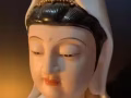 陶瓷静坐观世音菩萨圣像
