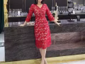 全新的新款女裝V領 顯瘦晚禮服 XL
