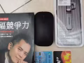 全新的三星s9手机壳，微软牌的蓝牙鼠标，一本书，一张地铁卡，一张NTUC积分卡，