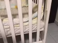 婴儿床50新币，含床头玩具床垫床围凉席