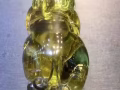 纯天然黄水晶貔貅摆件