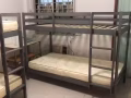铁床。实木双人床 衣柜！n