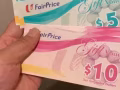 出售$145 Ntuc礼券。现便宜卖出$100