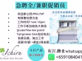 急聘长短期促销员