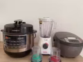 电饭煲+高压锅+榨果汁机
