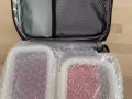 玻璃保鮮飯盒帶手提袋