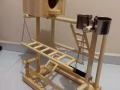 鹦鹉鸟架子爬行梯带鸟窝