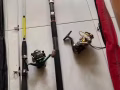 闲置钓竿🎣两个，海钓杆一个两米一个三米五