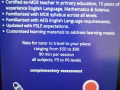 AEIS课程辅导。政府学校专业老师英文阅读理解写作，数学，科学补习