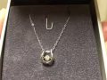 Goldheart 白金dancing diamond 項鍊