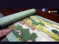 出 四年绣成《清明上河图》六米长十字绣
