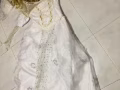 白皇后cos服裝帶假髮皇冠，賣30