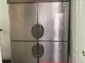 商用四门白钢冰柜，冷藏冷冻柜，白钢桌子等