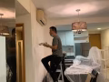 專業粉刷，鋪地板，吊頂，貼壁紙價格合理：96758616（蔣）