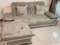 自家用八成新沙發，半賣半送，送冰絲席