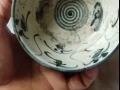 明代青花小茶碗和嘉庆灵芝大碗