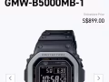 全新日本進口限量卡西歐GMW- B5000-1DR
