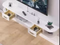 全新白色還沒有拆包的弔掛電視櫃1米3長便宜賣