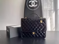 Chanel/香奈儿22K漆皮双肩包顶级1:1品质